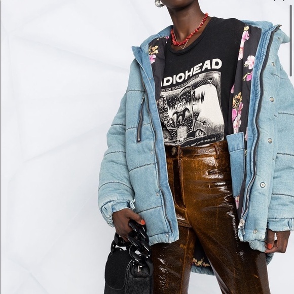 Zadig & Voltaire runway denim puffer coat - Picture 7 of 9